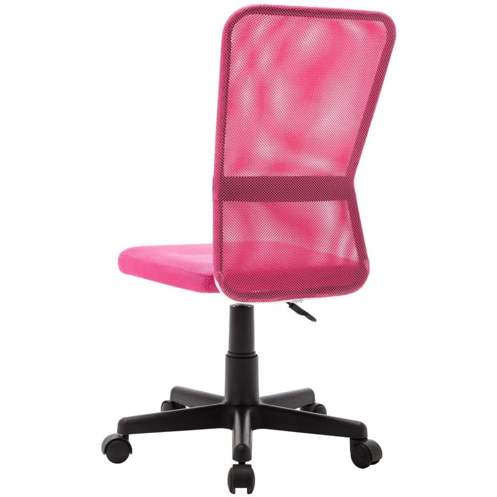 Sedia da Ufficio Rosa 44x52x100 cm in Tessuto a Rete - Foto 3