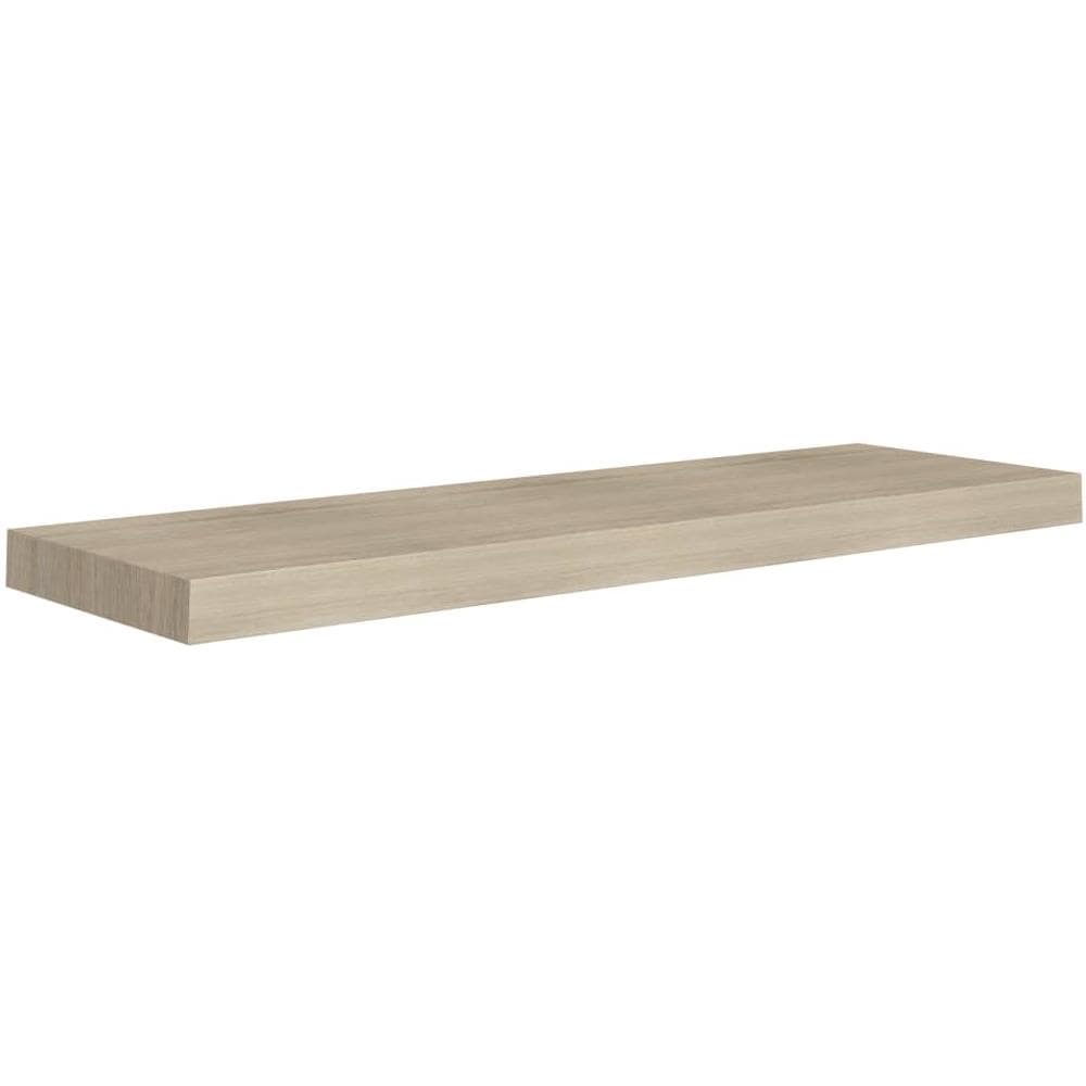 Scaffale A Parete Rovere 80x23,5x3,8 Cm In Mdf - Foto 2