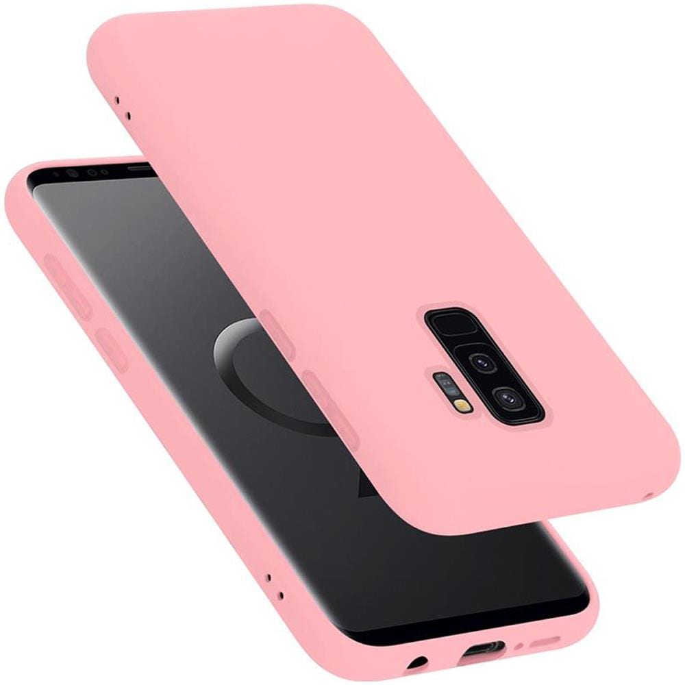 Custodia Compatibile Con Samsung Galaxy S9 Plus In Liquid Rosa - Coperchio Protettivo In Silicone Tpu Flessibile - Foto 1