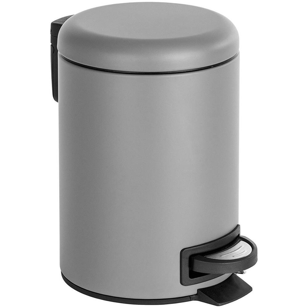 Cestino Bagno Leman Matt Bianco, Contenitore Della Spazzatura, 3 L, Wenko - Foto 1