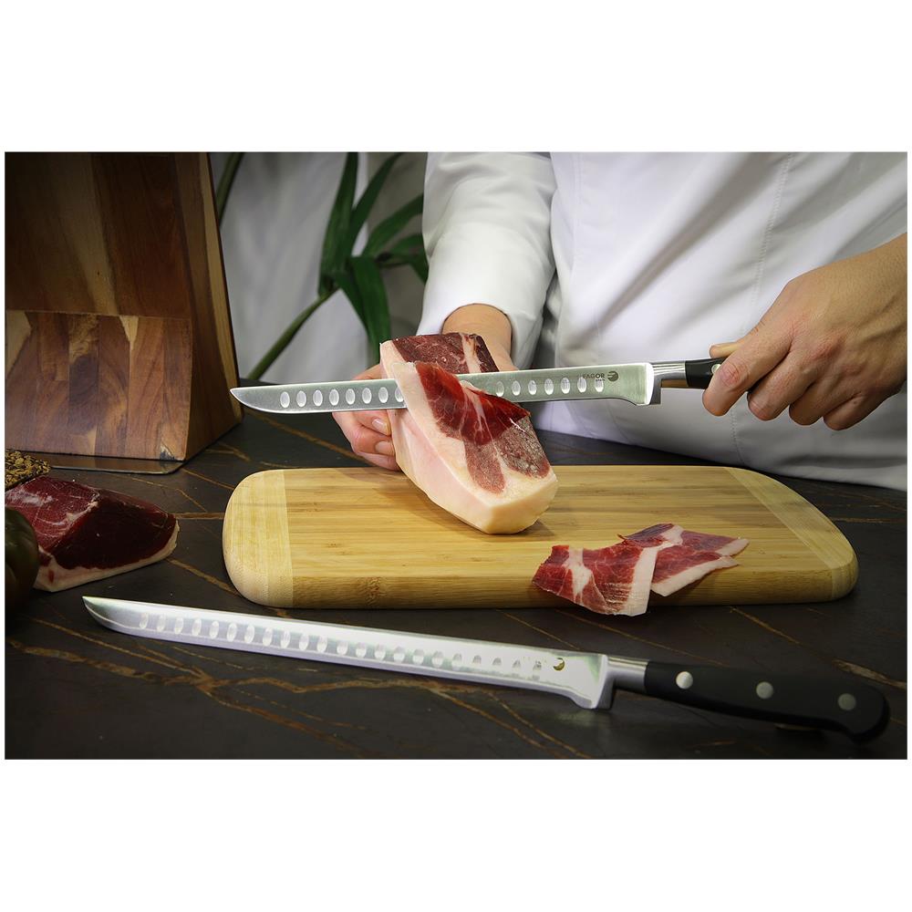 Couper Coltelli Da Cucina Professional Da Prosciutto 27,5 Cm Lama Acciaio Inossidabile - Foto 4