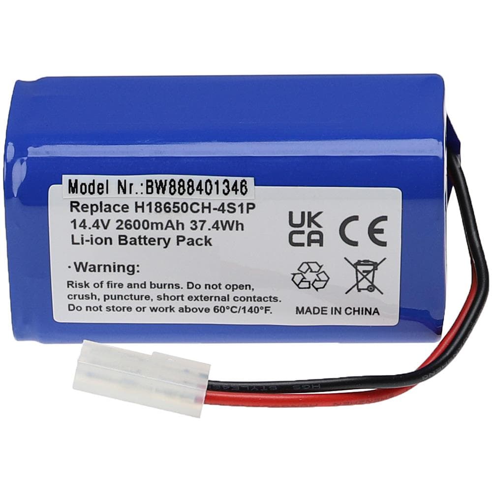 Batteria Sostituisce Xiaomi H18650ch-4s1p Per Aspirapolvere (2600mah, 14,4v, Li-ion) - Foto 1