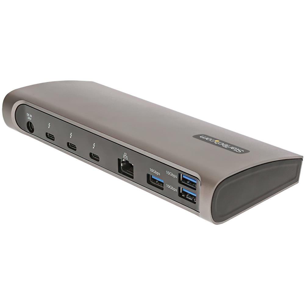 Docking Station Universale per Laptop Dock Thunderbolt 4 3x Thunderbolt 4 / 3x USB 3.2 Dual Monitor 4K / Single Monitor 8K Nero / Grigio + Power Delivery 65W - Foto 1