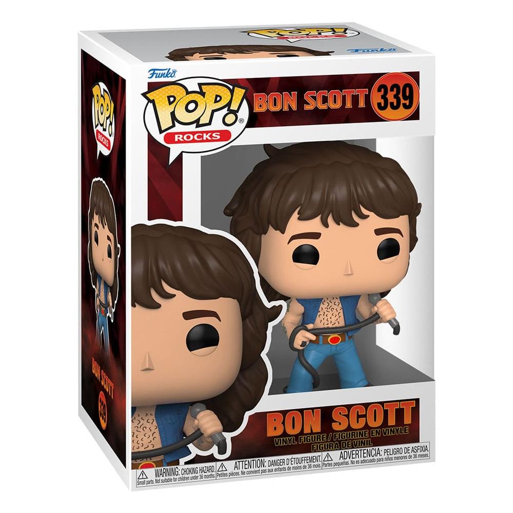 Ac /dc Pop! Rocks Vinyl Figure Bon Scott 9 Cm - Foto 1