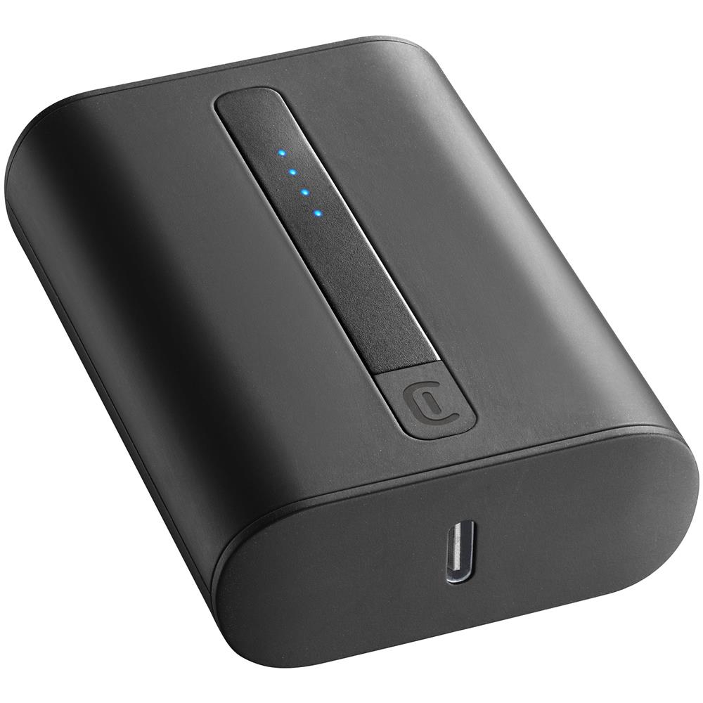 Power Bank THUNDER 10000 Caricabatterie portatile extra compatto Nero - Foto 1