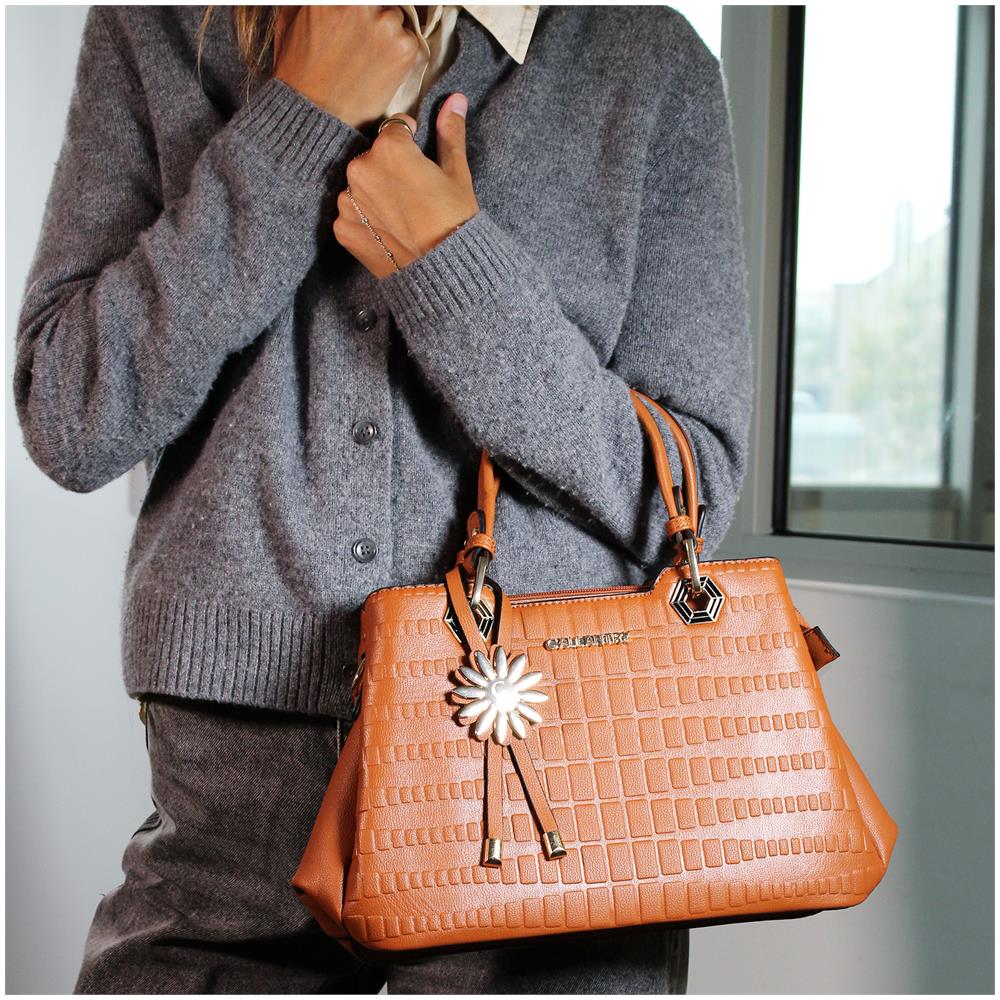 Borsa Di Forma Geometrica - Paris - Margherita Marrone - Foto 6