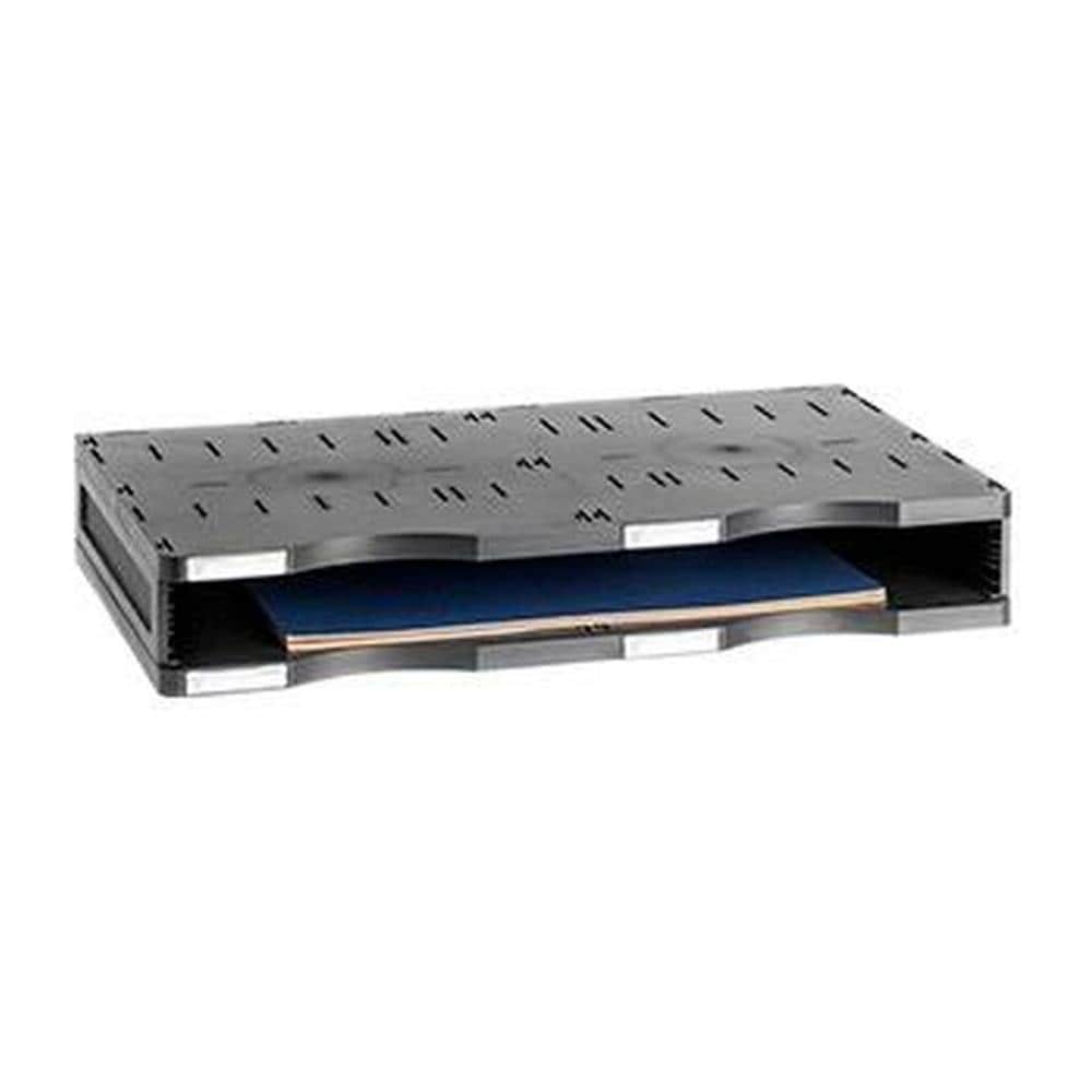 Archivodoc Classificatore Modulare Archivodoc 1 Compartimenti A3 Nero 36 X 60 X 9 Cm - Foto 1