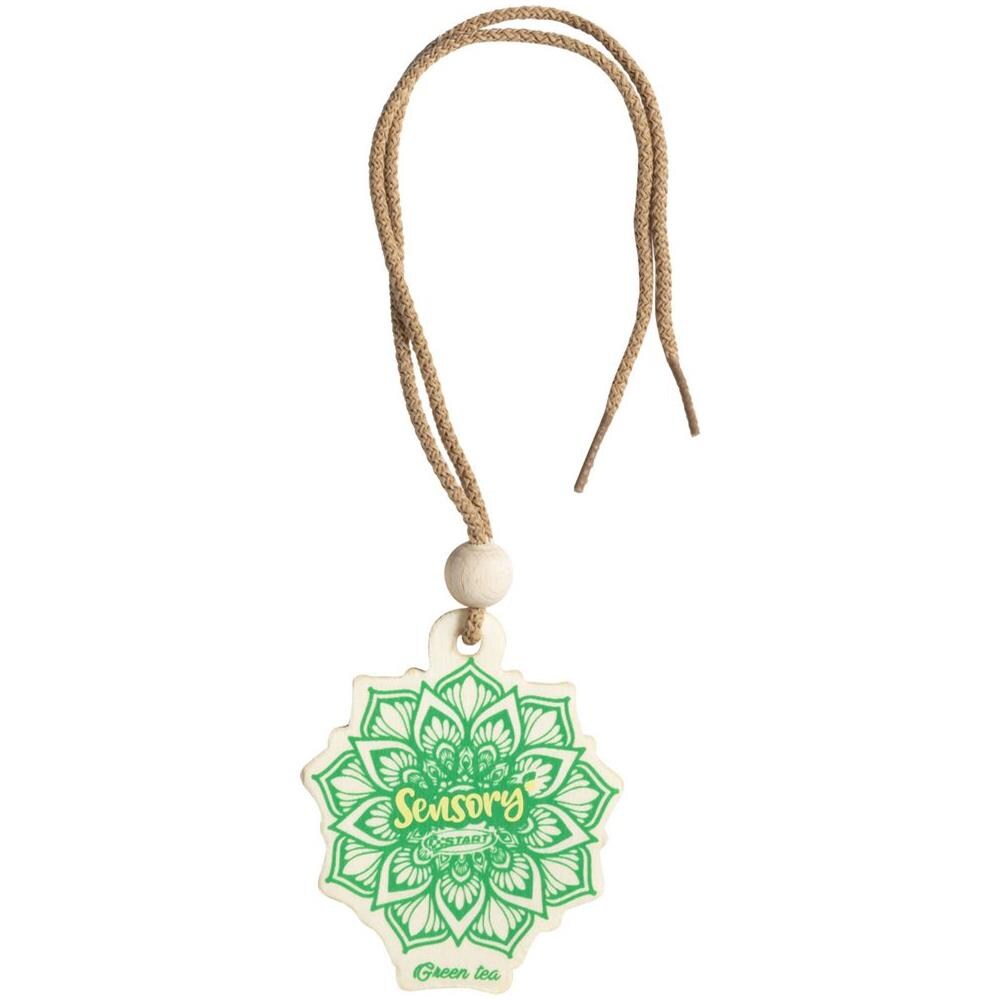 Sensory Profumatore Per Auto In Legno - Profumazione Green Tea - Da Appendere Allo Specchietto - Foto 1
