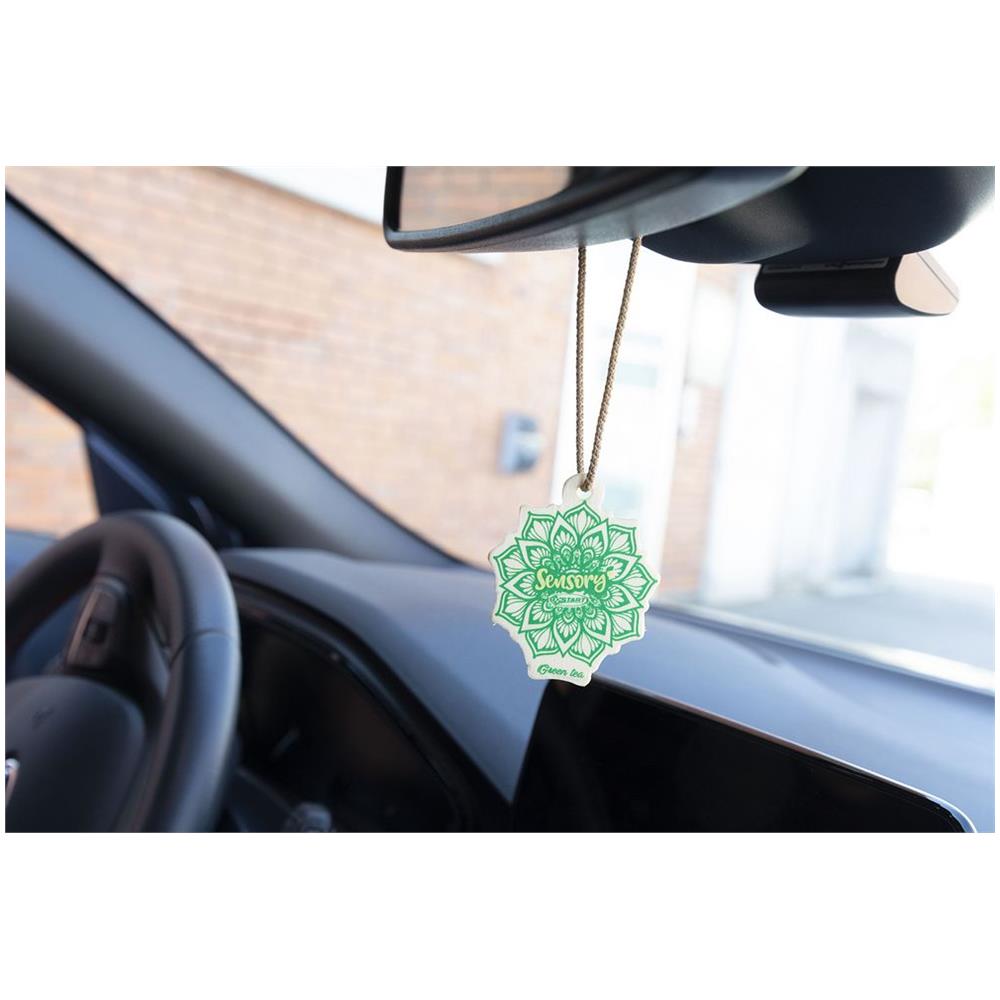 Sensory Profumatore Per Auto In Legno - Profumazione Green Tea - Da Appendere Allo Specchietto - Foto 2