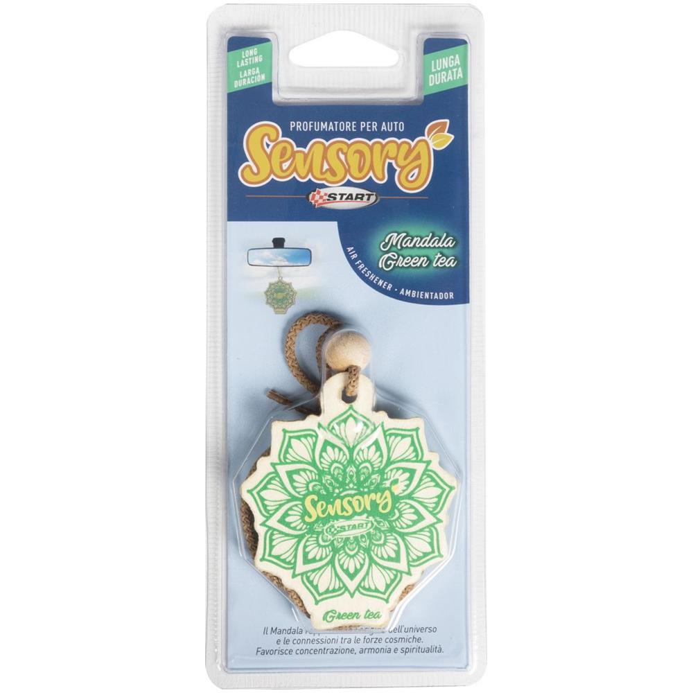 Sensory Profumatore Per Auto In Legno - Profumazione Green Tea - Da Appendere Allo Specchietto - Foto 3