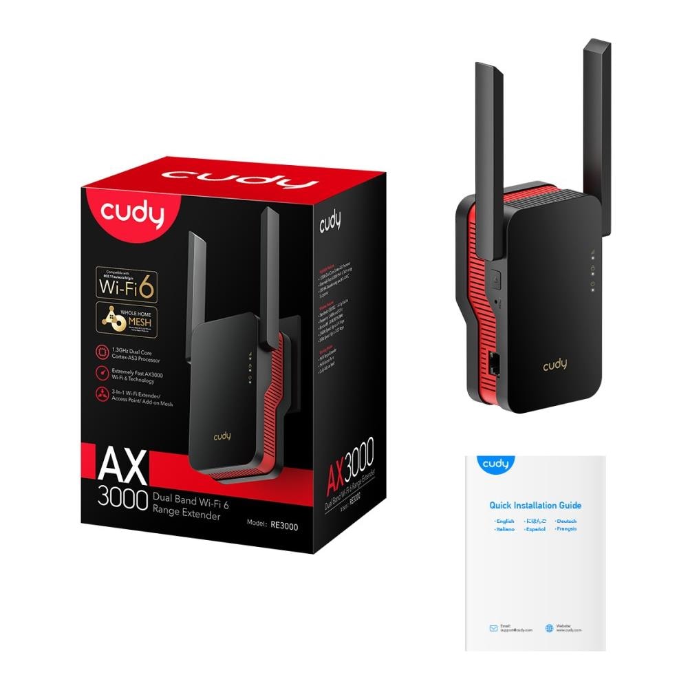 Extender WiFi 6 Dual Band Booster Wireless AX3000, RE3000 - Foto 7