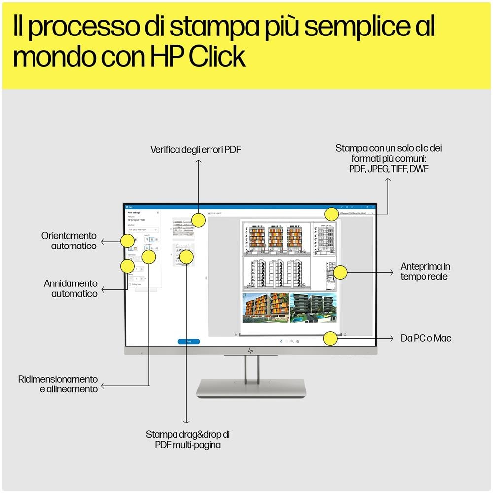 Designjet Stampante multifunzione PostScript T2600 da 36'' - Foto 22
