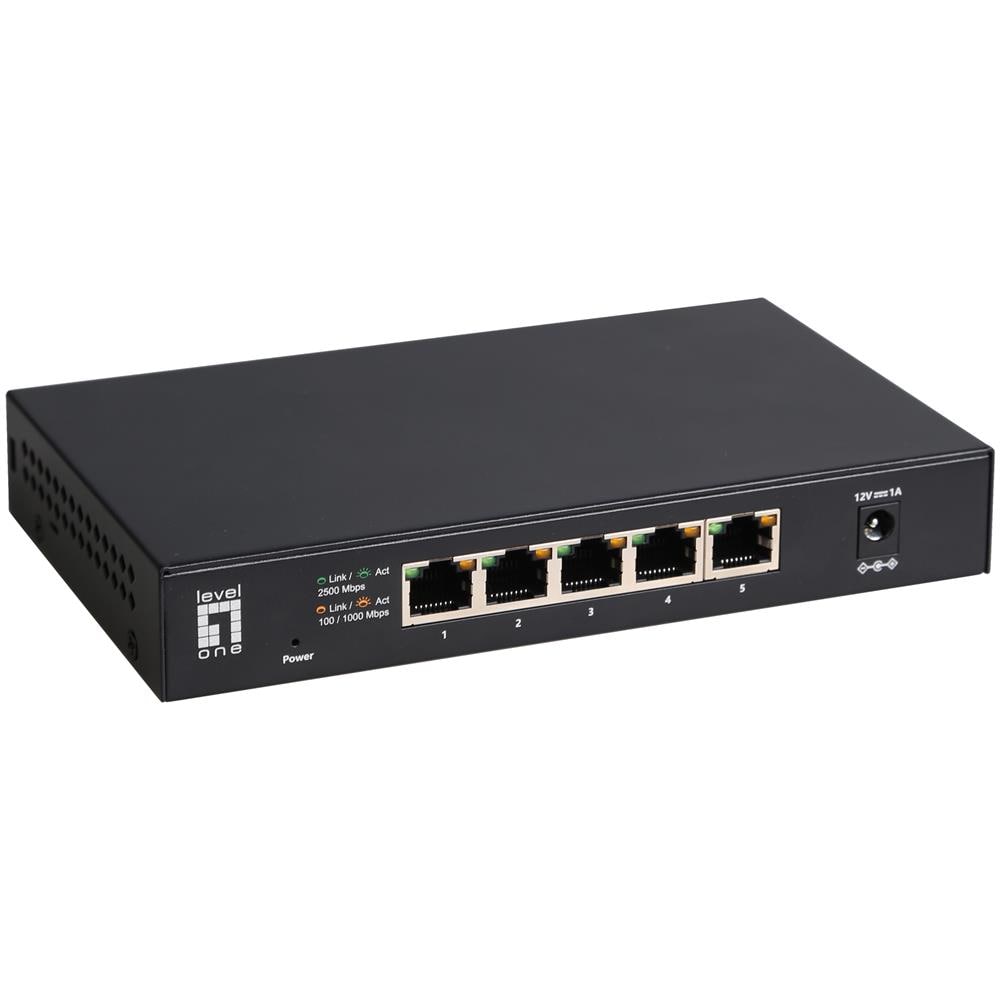 Switch Ethernet GEU0525 1000Mbps a 5 Porte Colore Nero - Foto 1