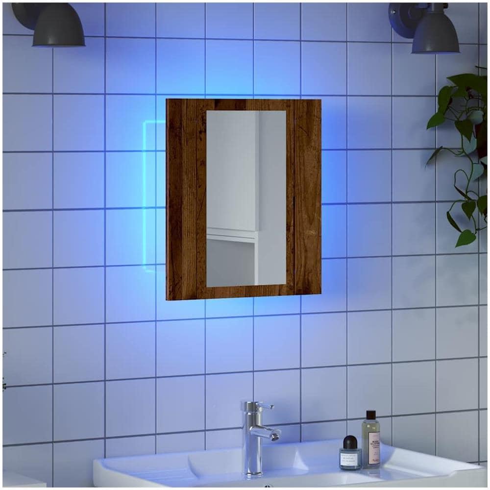 Mobile da Bagno Legno Antico 40x12x45cm in Legno Multistrato - Foto 2