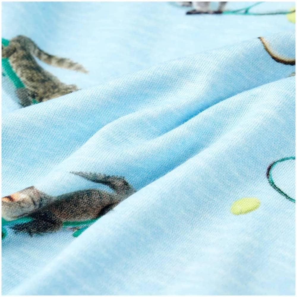 Maglietta da Bambino Azzurro Mélange 92 - Foto 7