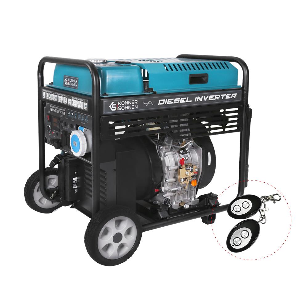 Generatore inverter diesel KS 9500iDE ATSR Tensione, V 230 Potenza massima /nominale (230V), kW 10/9.5 - Foto 1