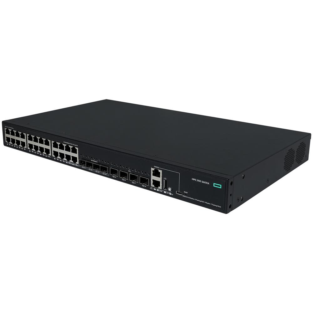 Networking CW 2150 24p 10M / 100M / 1G PoE+ 4p SFP 1G Combo 4p SFP+ 1G / 10G 405W Switch - Foto 2