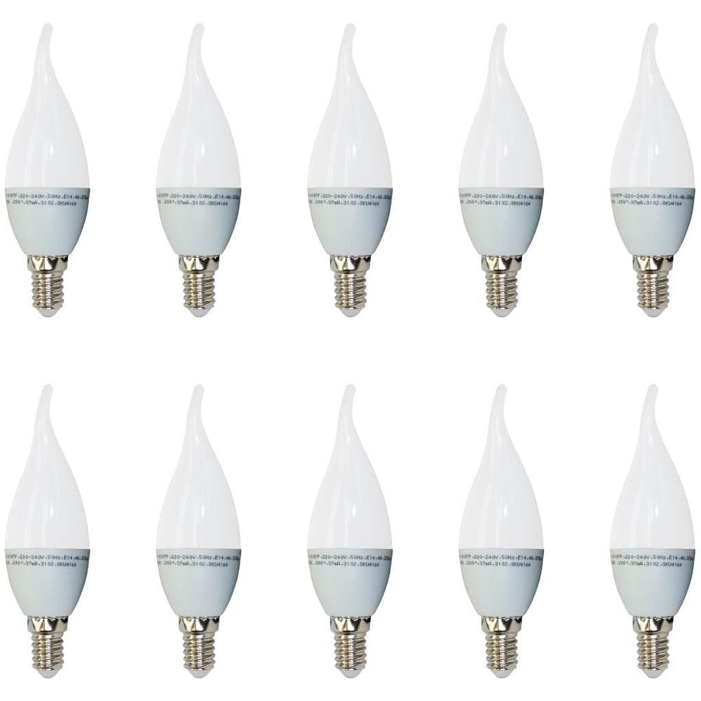 Kit 10-pezzi - 4164 - Lampadina Led Candela Fiamma  - Foto 1