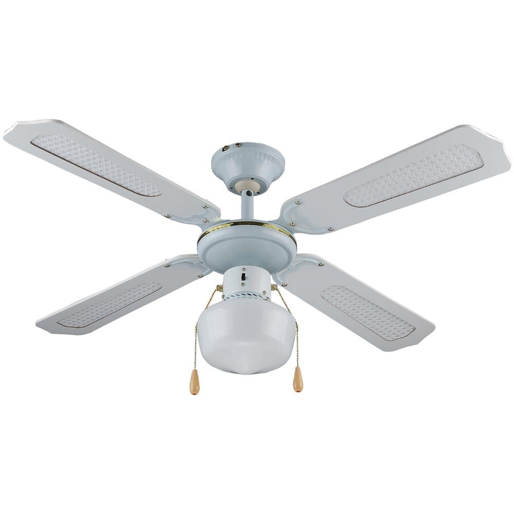 Ventilatore Da Soffitto Vinco Con 1 Luce E27 - 60 W Diametro 1070cm Cod. 70912 - Foto 2