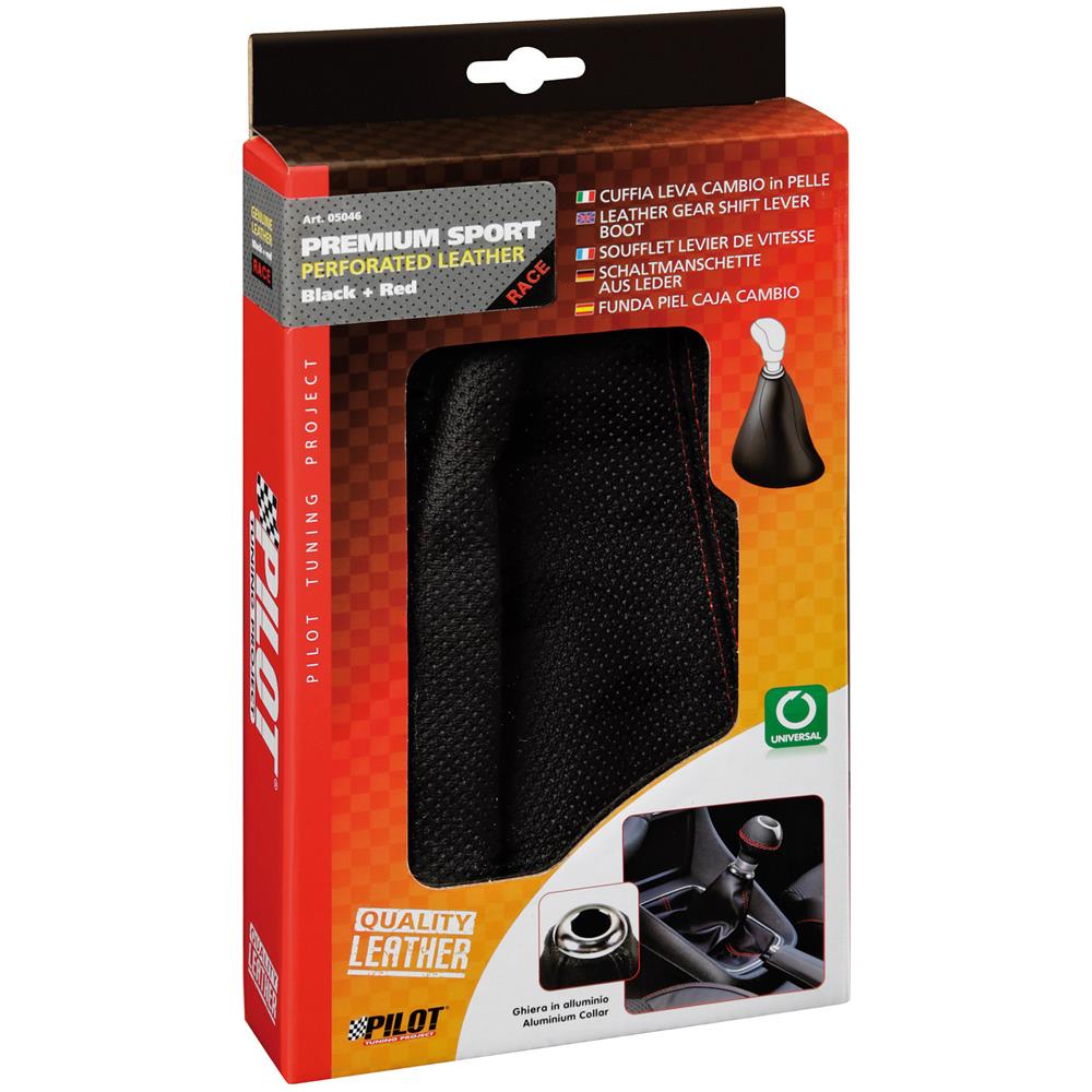 Cuffia Leva Cambio Premium Sport Cuciture Rosse - Foto 6