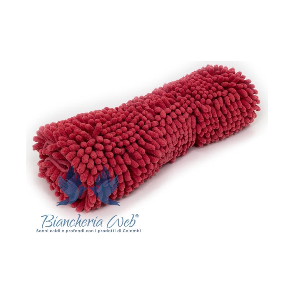 Tappeto Bagno Retro Gommato Antiscivolo Lavorazione Shaggy Modello Passatello 50x80 Coral - Foto 1
