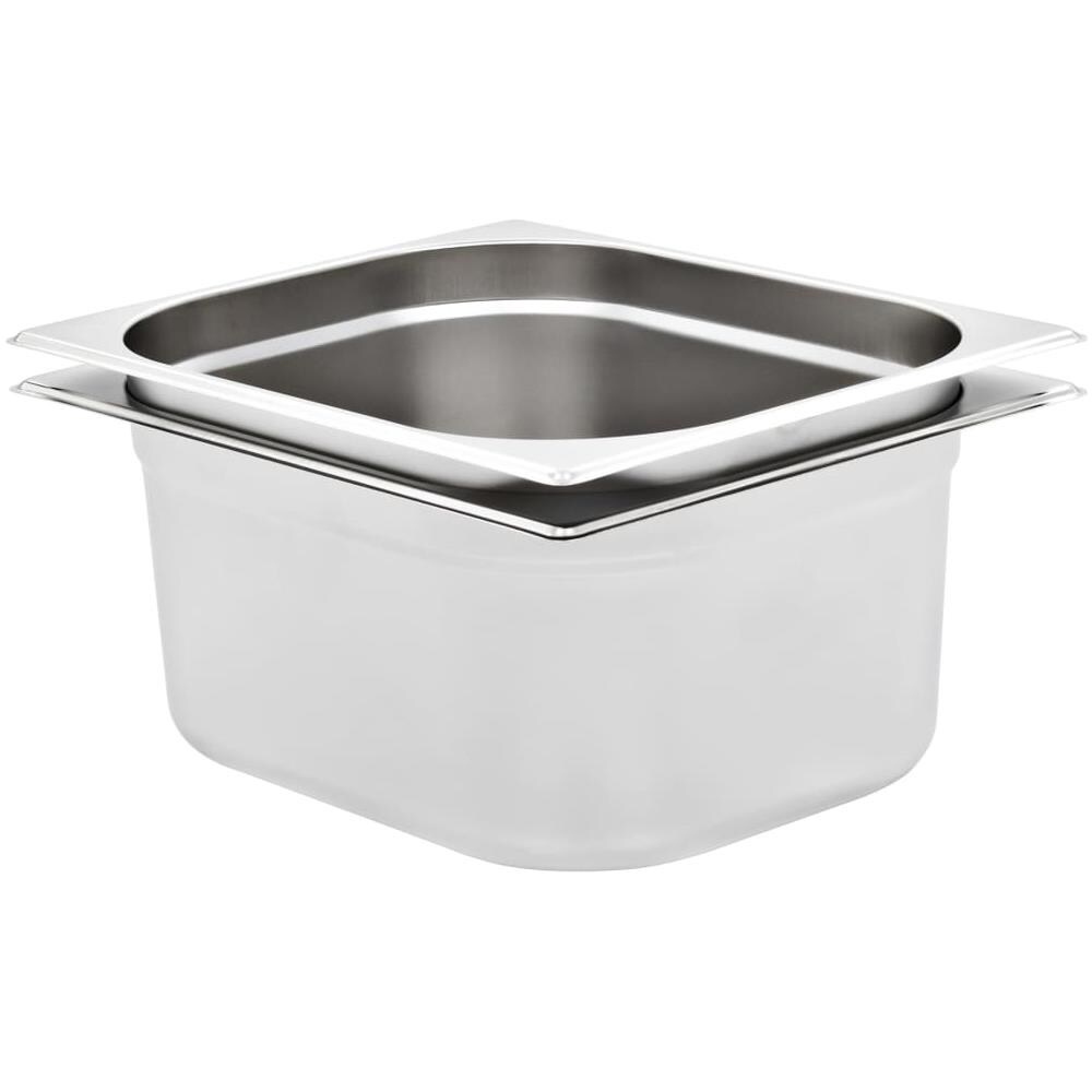 Contenitori Per Alimenti 2 Pz Gn 1/2 150 Mm In Acciaio Inox - Foto 1