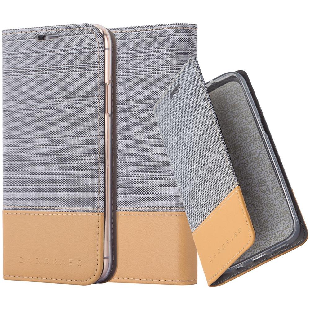 Custodia Compatibile Con Apple Iphone 13 Pro Max In Grigio Chiaro Marrone - Coperchio Protettiva Con Chiusura Magnetica, Funzione Stand E Tasca Per Le Carte - Foto 1