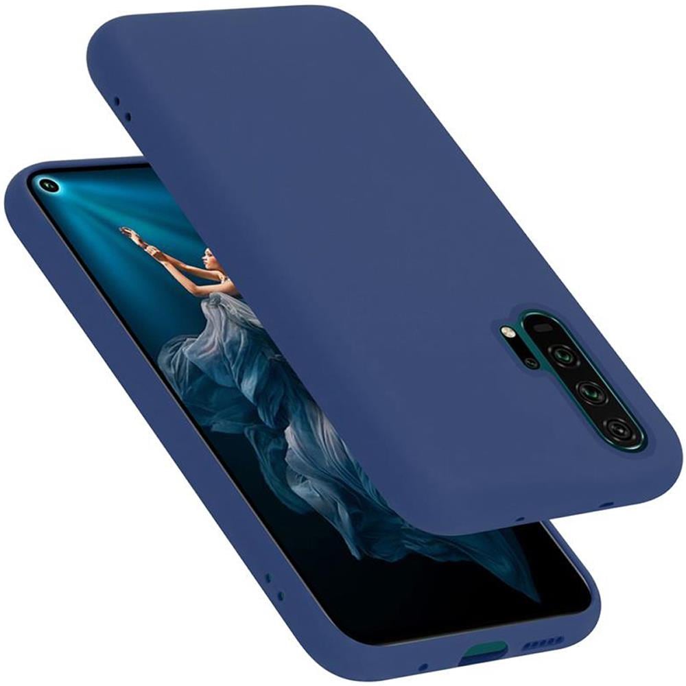 Custodia Compatibile Con Honor 20 Pro In Liquid Blu - Coperchio Protettivo In Silicone Tpu Flessibile - Foto 1