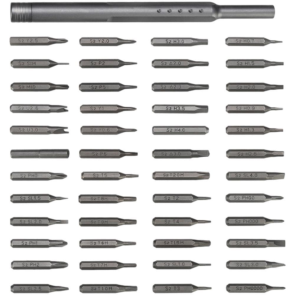 Set Astuccio In Alluminio Cacciavite Di Precisione A 48 Punte Intercambiabili - Foto 2