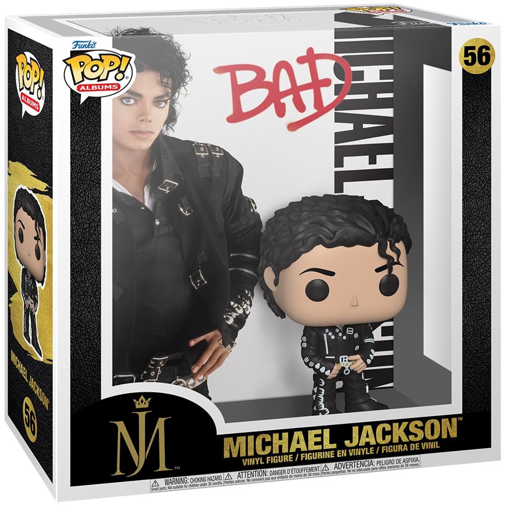 Michael Jackson Pop! Albums Vinyl Figure Bad 9 Cm - Foto 2