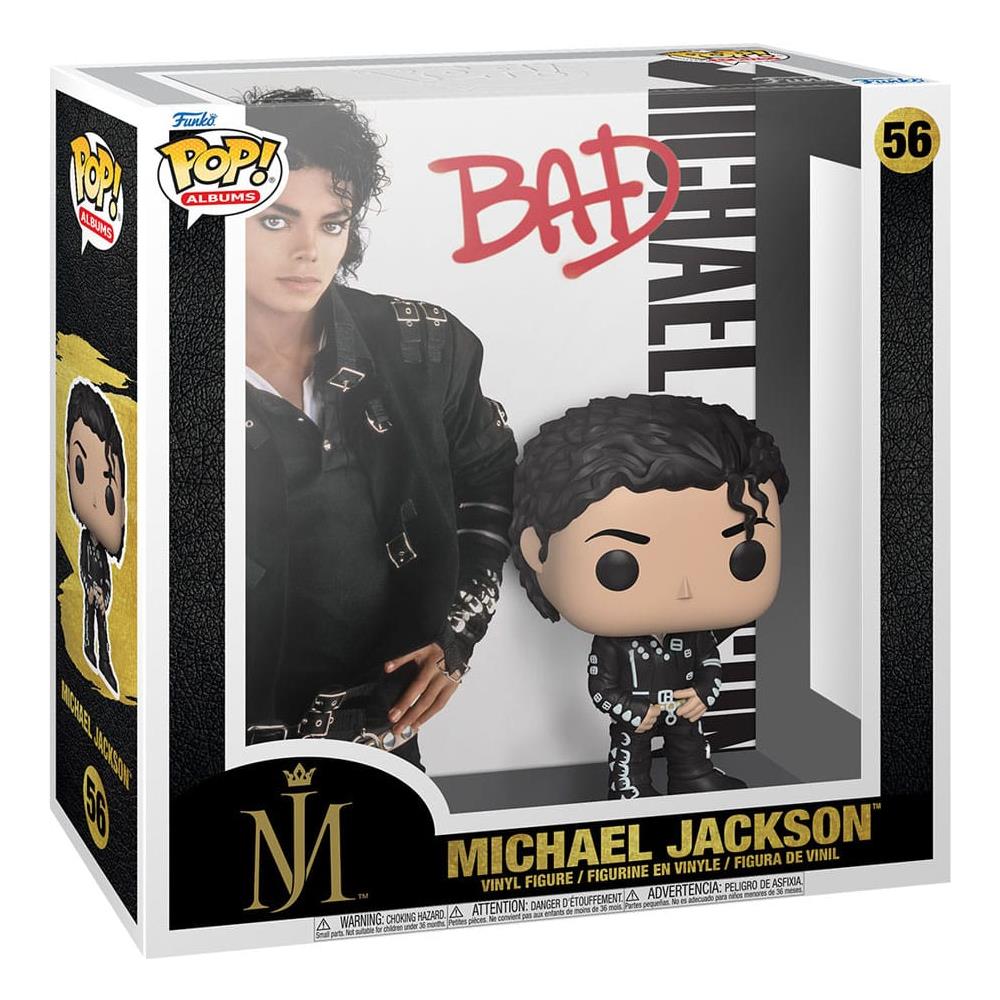 Michael Jackson Pop! Albums Vinyl Figure Bad 9 Cm - Foto 1