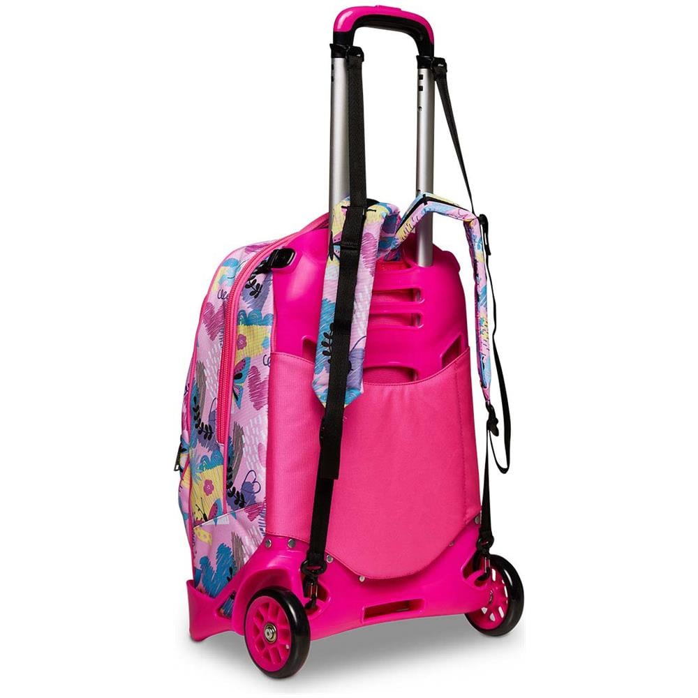 Trolley Zaino JACK 2 Ruote CLACK IT GIRL Capacità 34 Litri - Foto 2