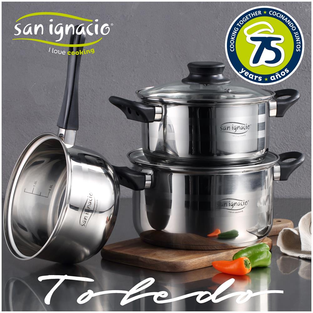 Set Di Pentole Da 5 Pezzi + Set Di Pentole In Acciaio Inox Da 3 Pezzi - Foto 2