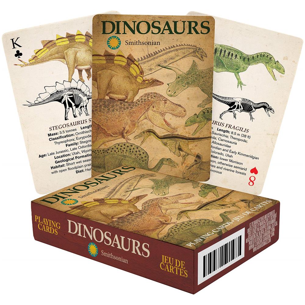 Smithsonian Carte Da Gioco - Mazzo Di Carte A Tema Per I Tuoi Giochi Di Carte Preferiti - Merchandise E Oggetti Da Collezione Smithsonian Con Licenza Ufficiale - Dimensioni Poker Con Finitura In Lino - Foto 2