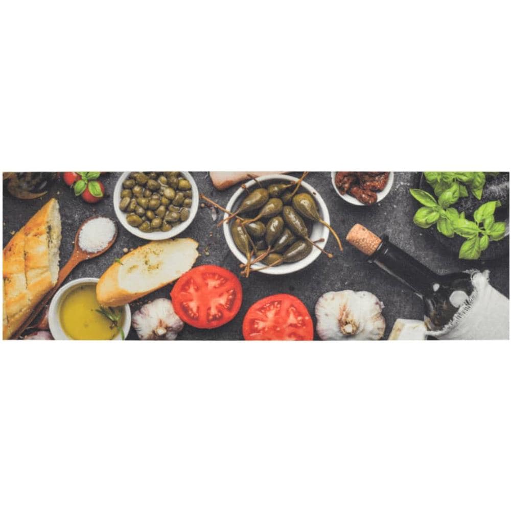 Tappeto Da Cucina Lavabile Vino E Cena 60x180 Cm Velluto - Foto 2