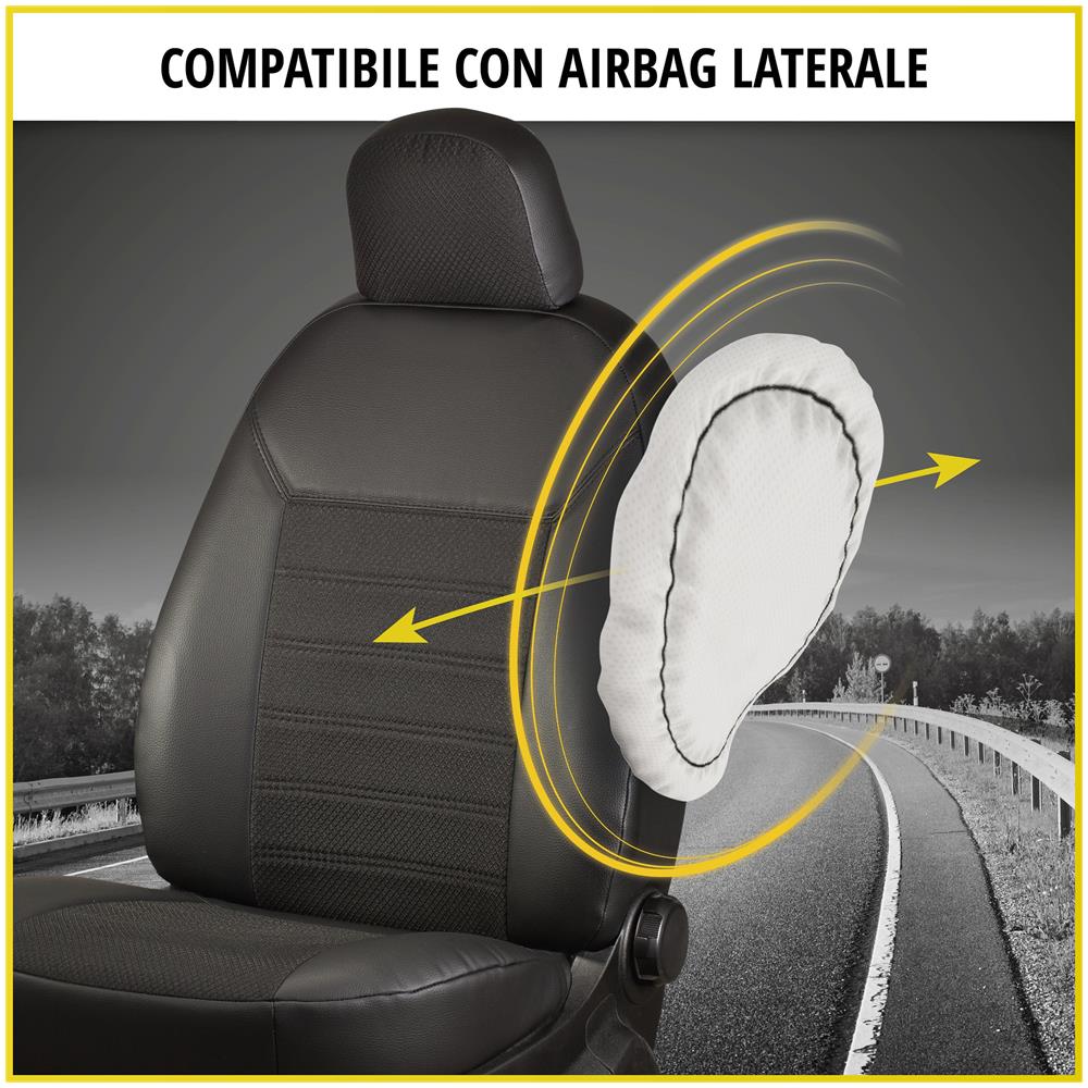 Premium Coprisedili Per Mercedes-benz Citan 2012-oggi, 2 Coprisedili Singoli Anteriori - Foto 7