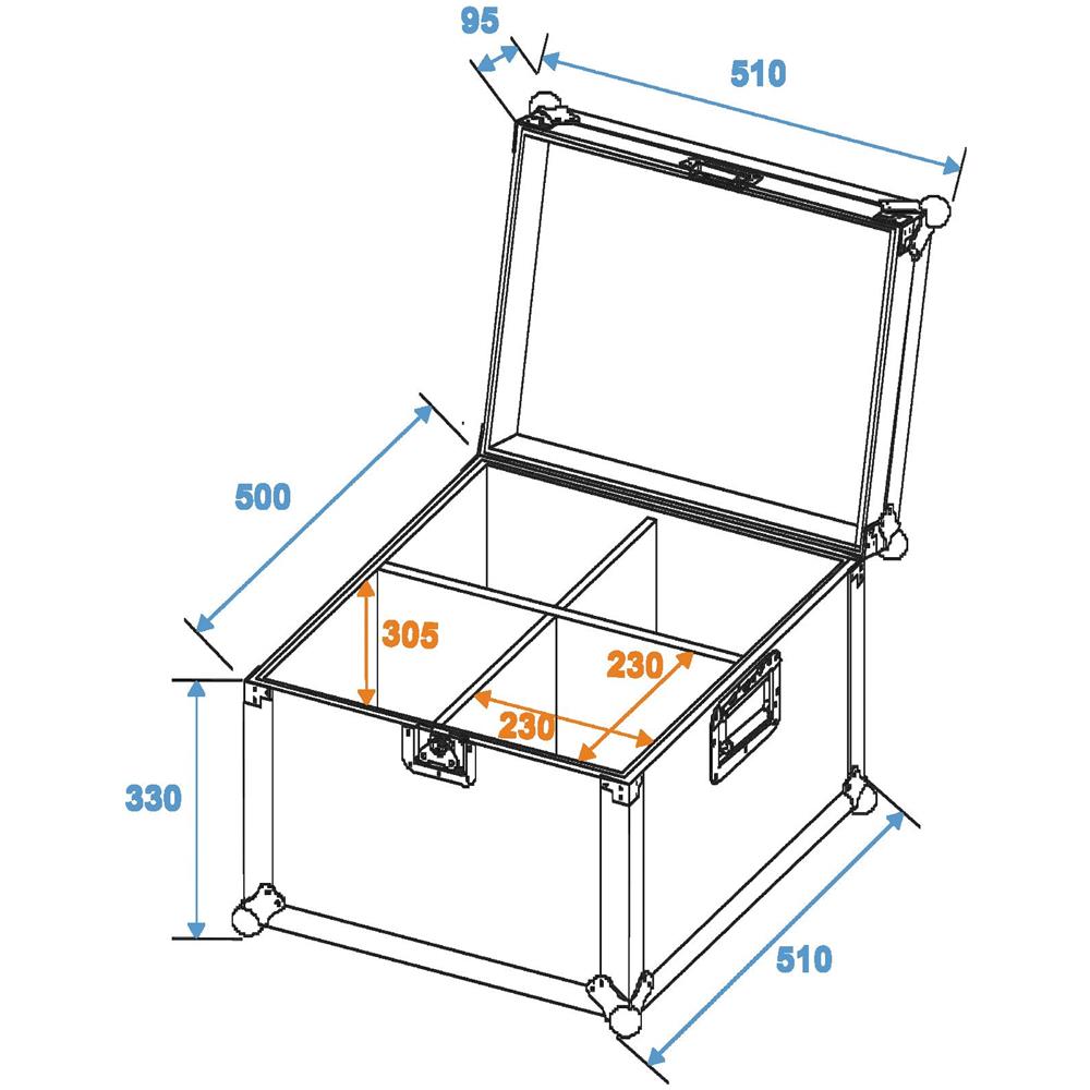 Flightcase Ep-64 4x Par-64 Spot Short - Foto 3