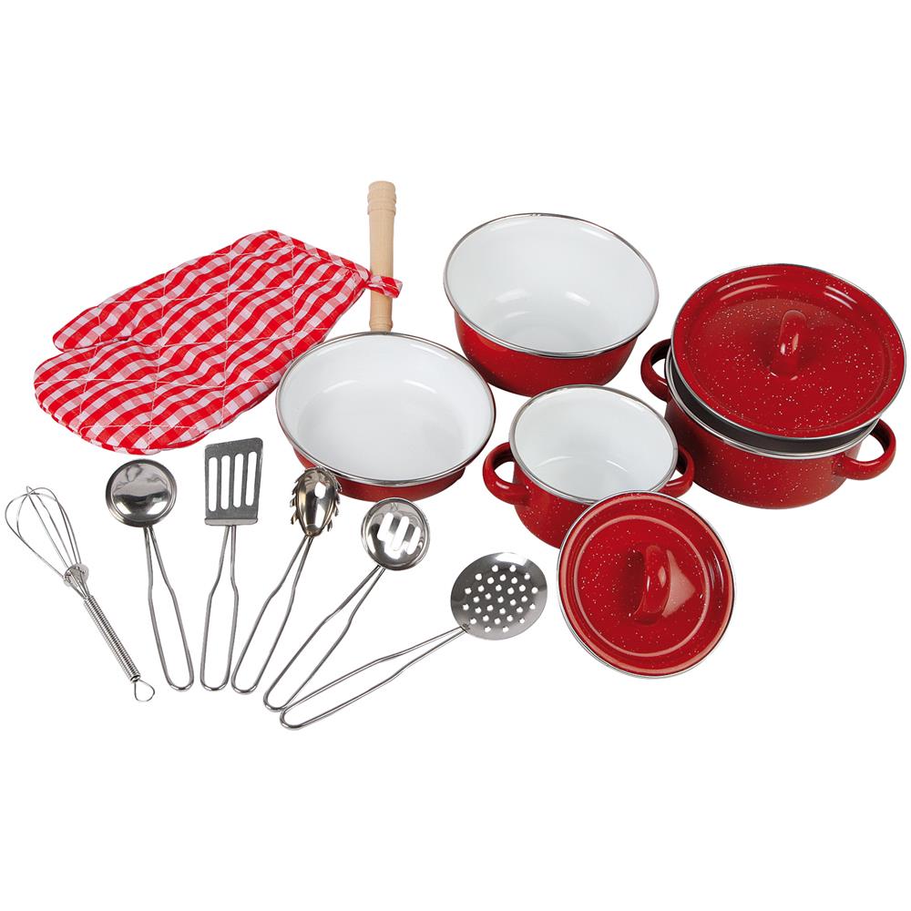 Batteria Da Cucina Rossa - Foto 1