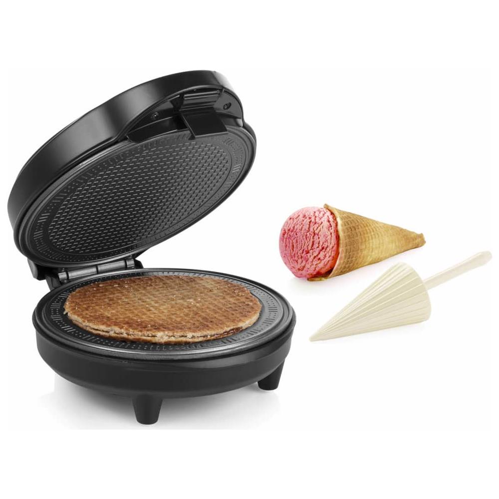 Piastra Per Coni Gelato 700 W 20 Cm Nera - Foto 2