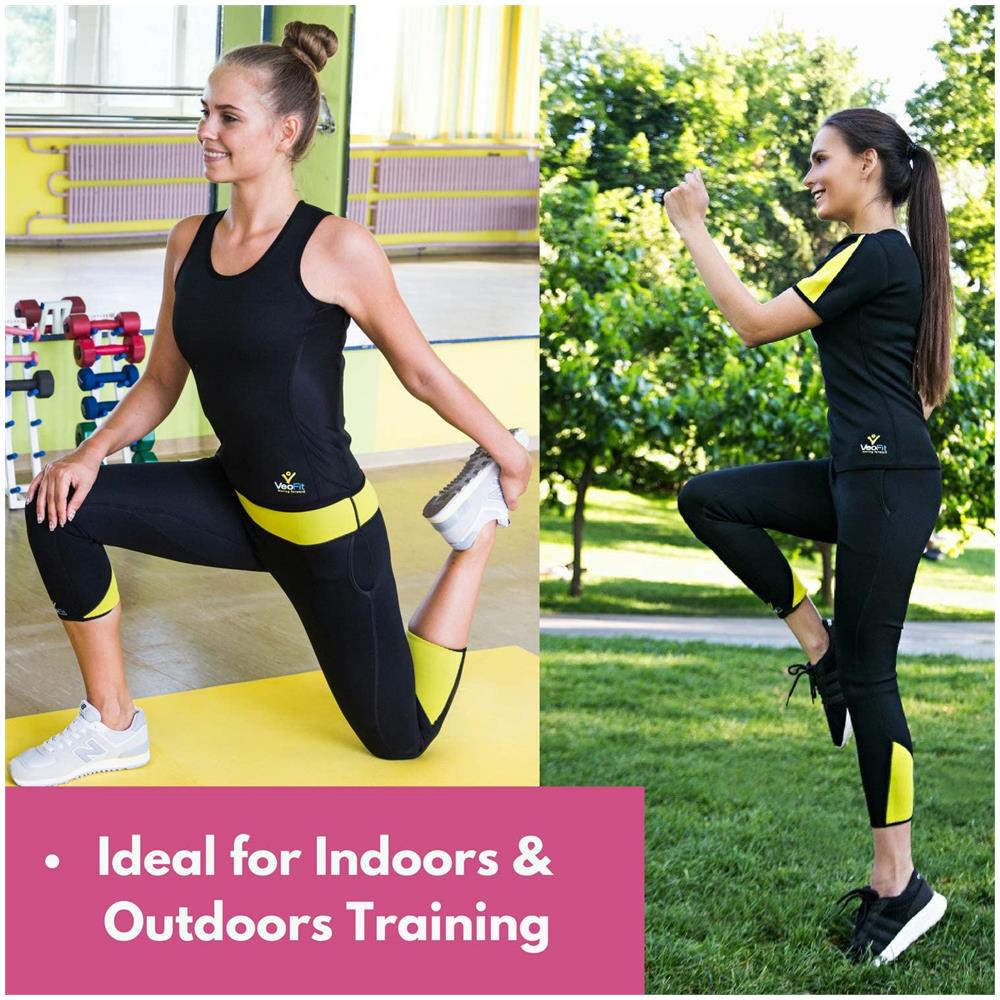 Pantalone Per Sudorazione Legging Dimagrante Donna - Tonifica E Aiuta Ad Eliminare L'acqua In Eccesso Per La Pelle Più Soda E Una Silhouette Raffinata -xxl - Foto 2