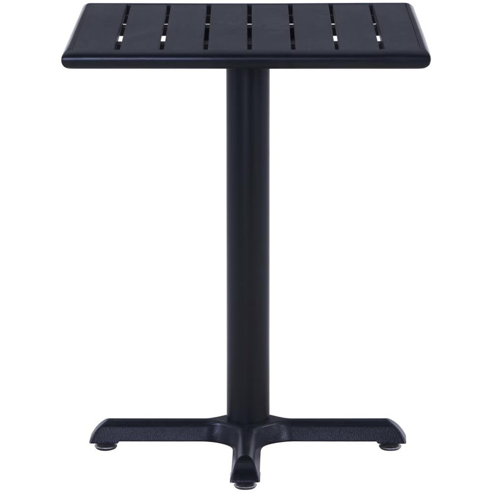 Tavolo da Giardino Nero 60x60x75 cm - Foto 3