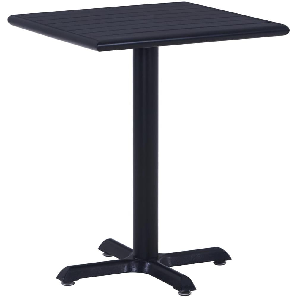 Tavolo da Giardino Nero 60x60x75 cm - Foto 1