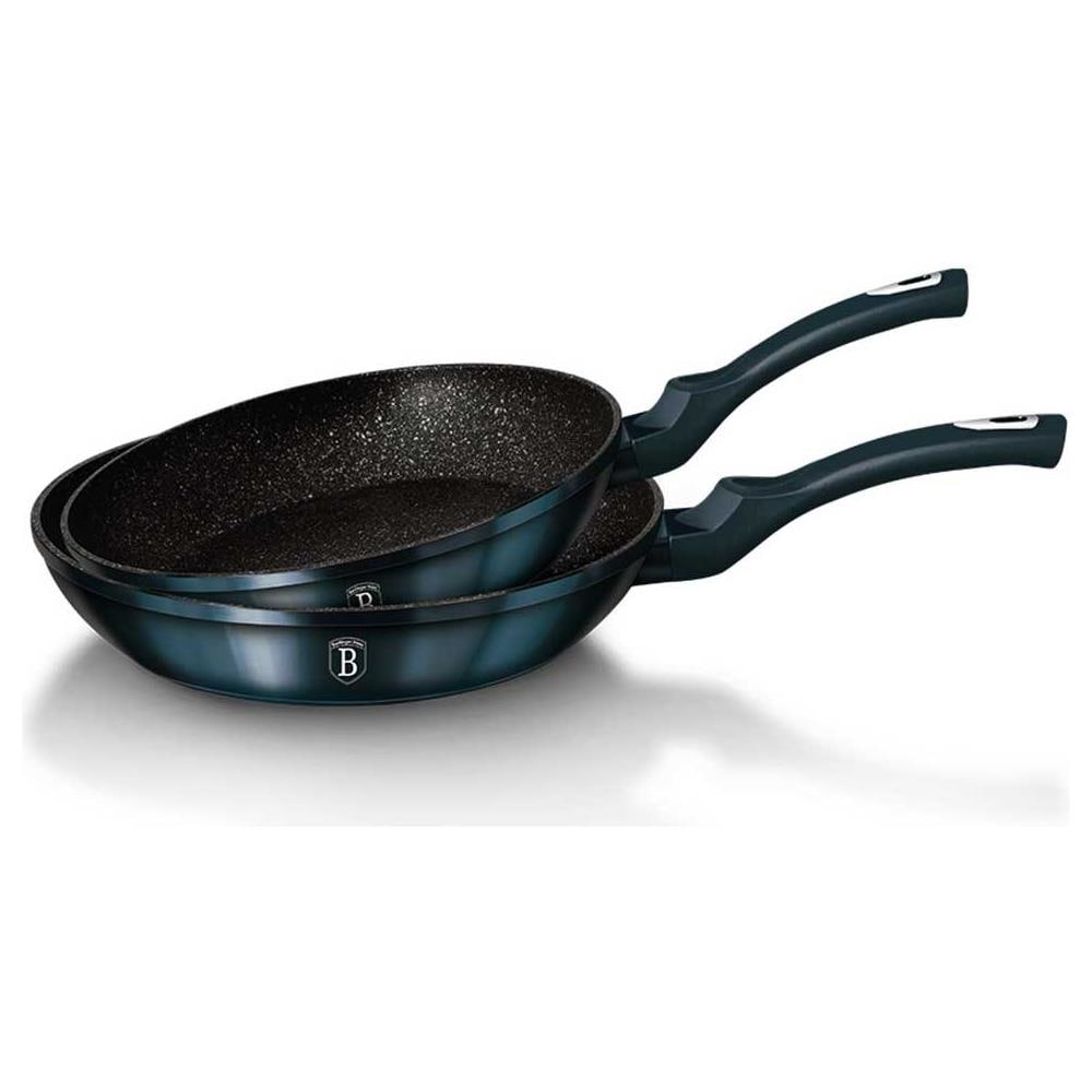 Set Di Padelle In Granito 22 / 26cm Acquamarine Bh-1883 - Foto 3