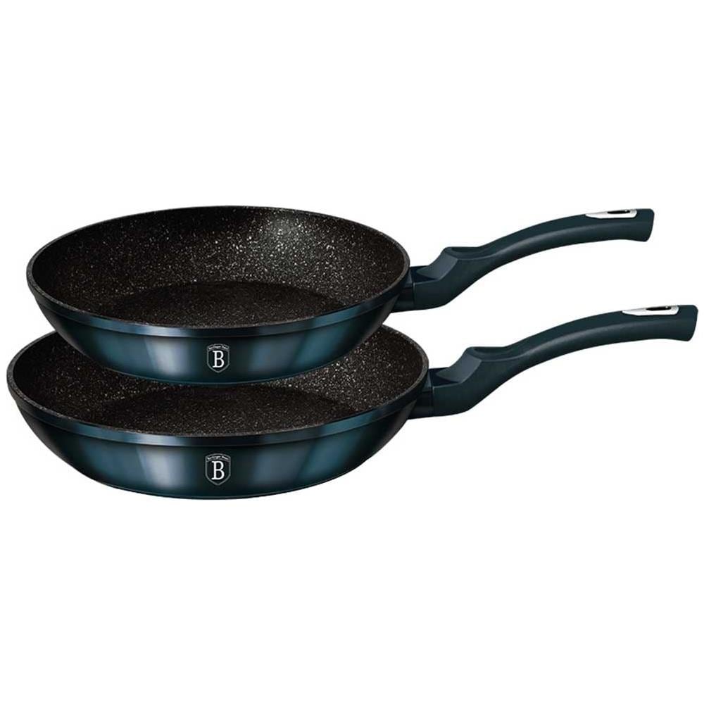Set Di Padelle In Granito 22 / 26cm Acquamarine Bh-1883 - Foto 1