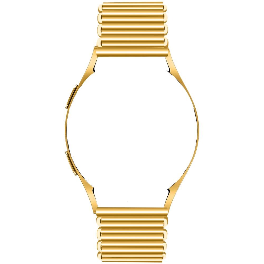 Cinturino Per Orologio In Acciaio Inossidabile Gold 20 Mm Samsung Watch S / Samsung Watch 5 / Huawei Gt - Foto 7