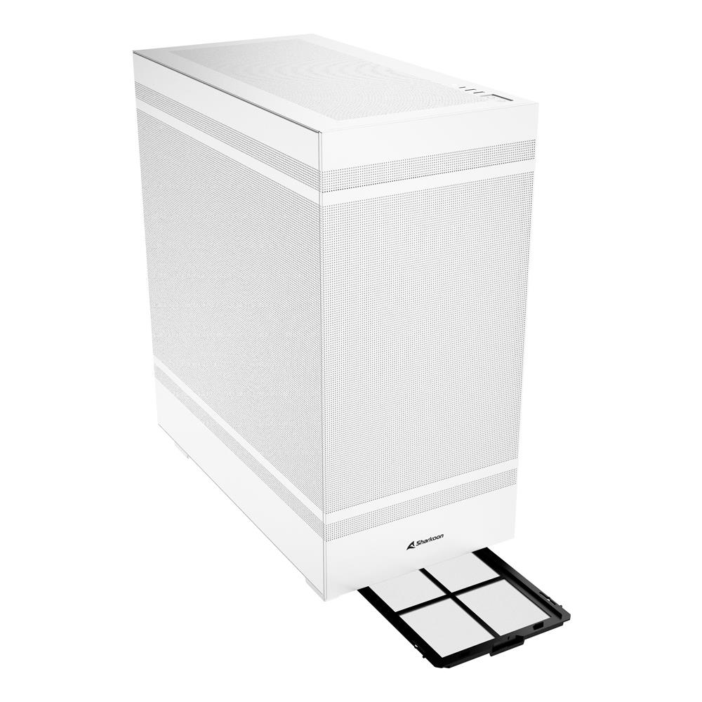 Case Rebel C50 Full Tower ATX / Micro-ATX / Mini-ITX 3 Porte USB 3.1 Colore Bianco - Foto 8