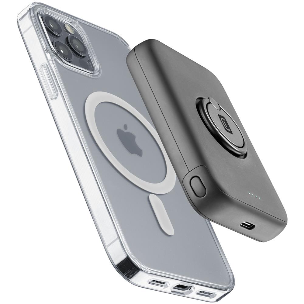 Power Bank Wireless MAG 5000 Caricabatterie portatile compatibile con MagSafe Nero - Foto 2