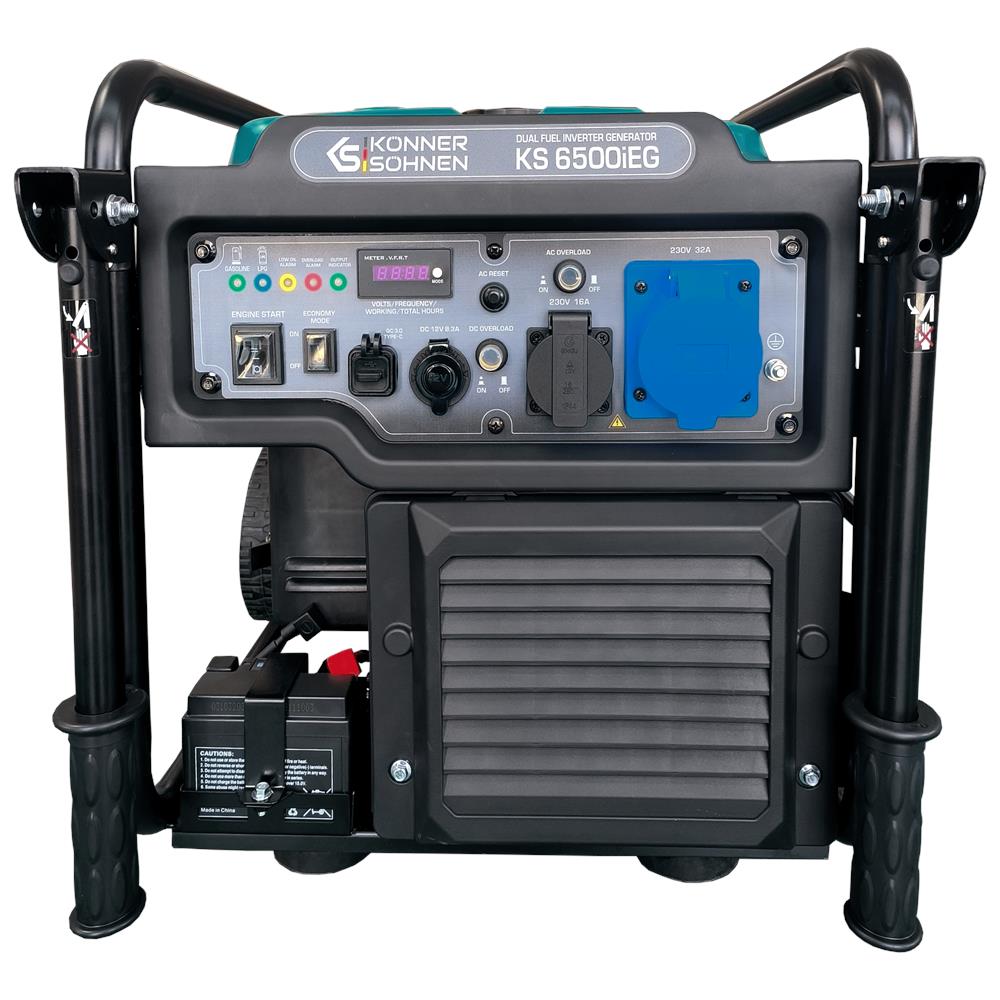 Generatore Inverter a Doppio Carburante KS 6500iEG Tensione, V 230 Potenza massima, kW 6.5 - Foto 1