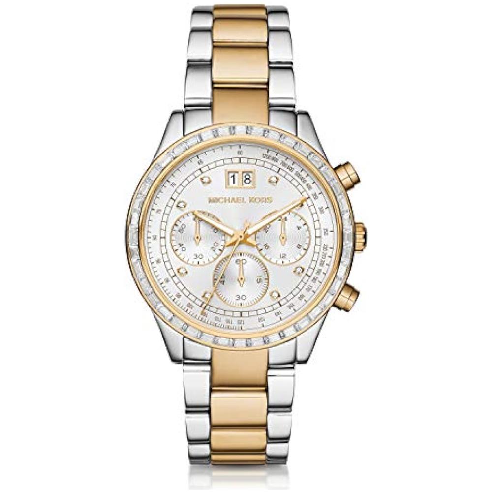 Mk6188 Brinkley Argento Quadrante Bicolore Acciaio Ladies Watch - Foto 1