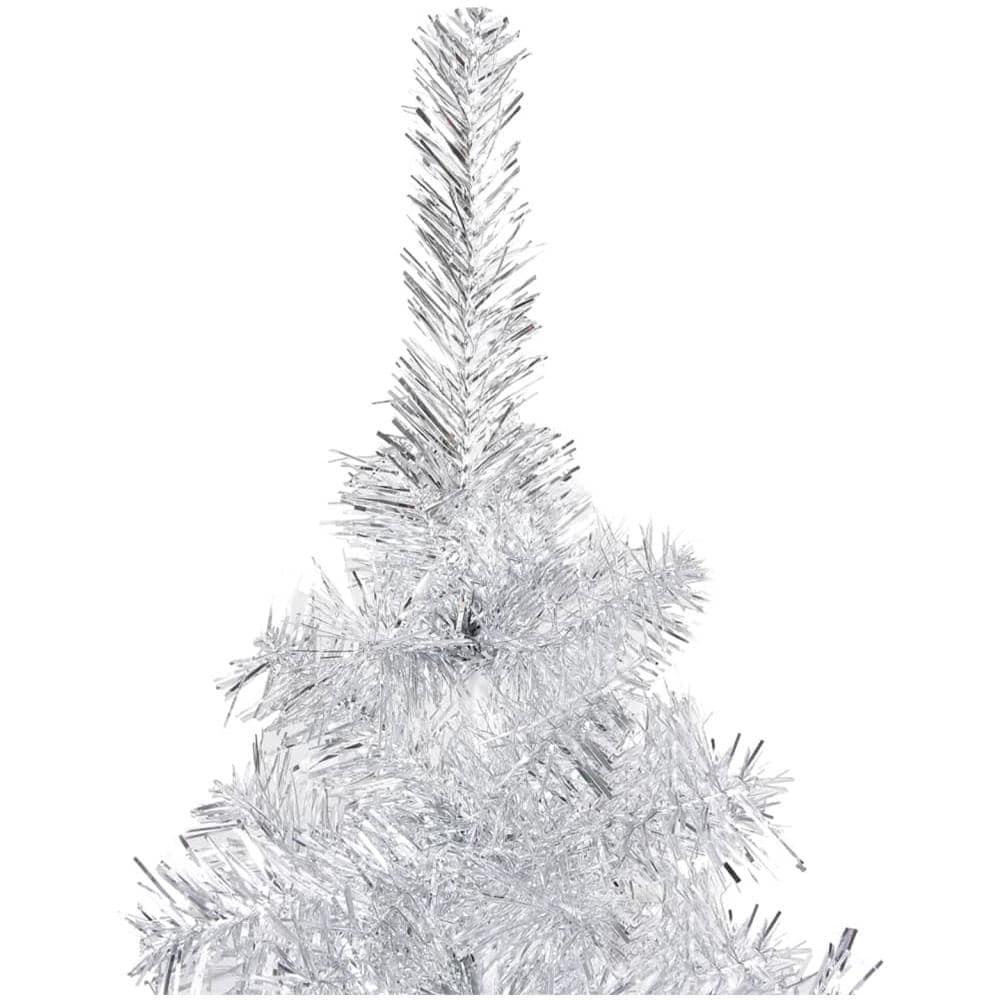 Albero di Natale Artificiale con Supporto Argento 120 cm PET - Foto 3